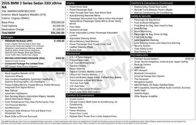 2026 BMW 330i xDrive NA