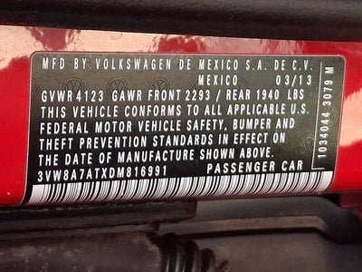 2013 Volkswagen Beetle Convertible 2.0T