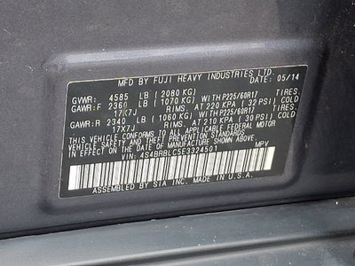 2014 Subaru Outback 2.5i Limited