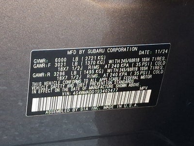 2025 Subaru Ascent Premium