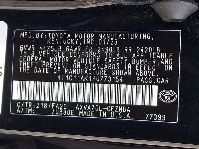 2023 Toyota Camry LE