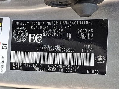2024 Toyota Camry SE