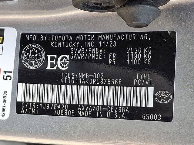 2024 Toyota Camry SE