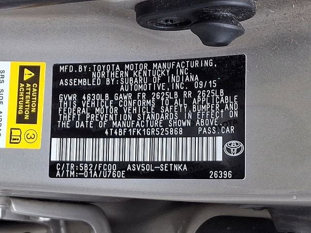 2016 Toyota Camry XLE