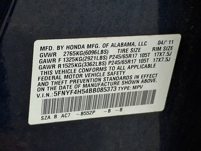 2011 Honda Pilot EX-L