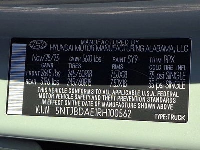 2024 Hyundai Santa Cruz SEL