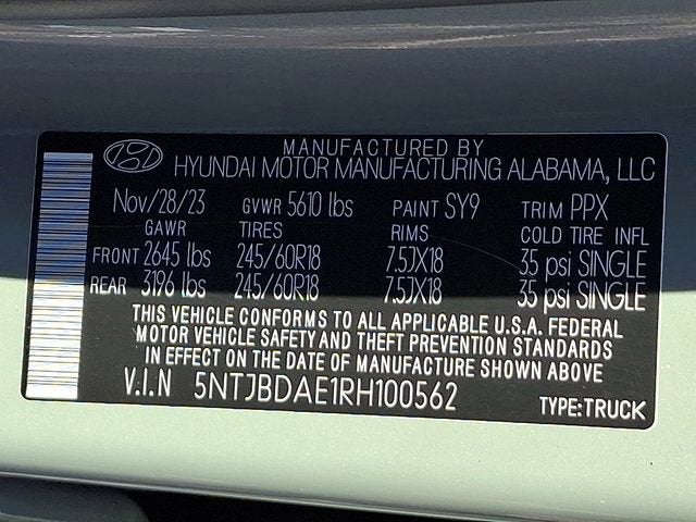 2024 Hyundai Santa Cruz SEL