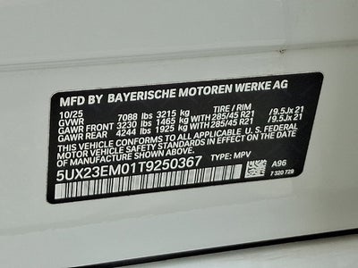 2026 BMW X7 xDrive40i