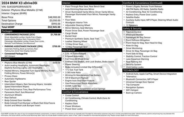 2024 BMW X3 30i - Photo 20