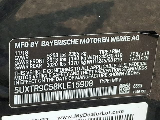 2019 BMW X3 xDrive30i