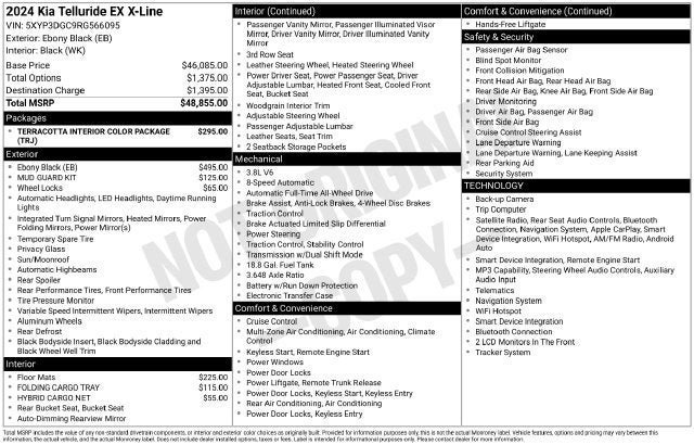2024 Kia Telluride EX X-Line