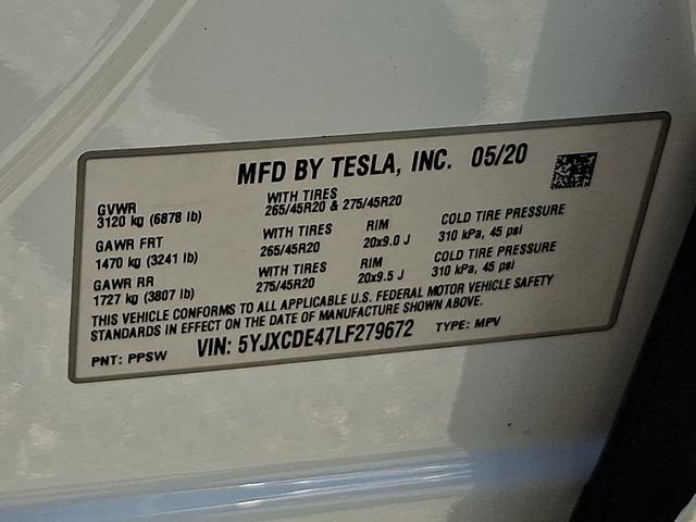 2020 Tesla Model X Performance