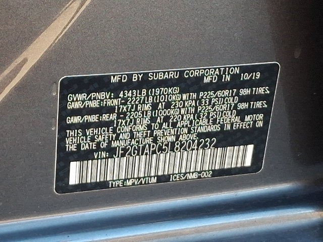 2020 Subaru Crosstrek Premium