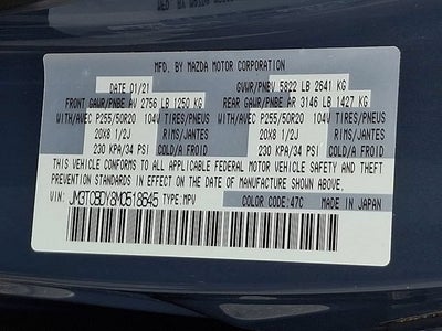 2021 Mazda Mazda CX-9 Carbon Edition