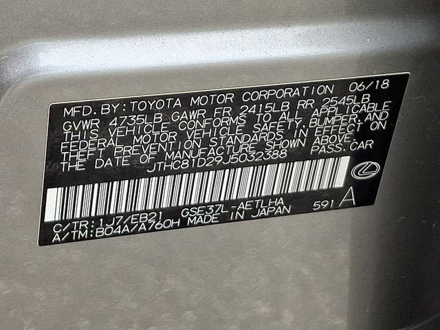 2018 Lexus IS 300 IS 300