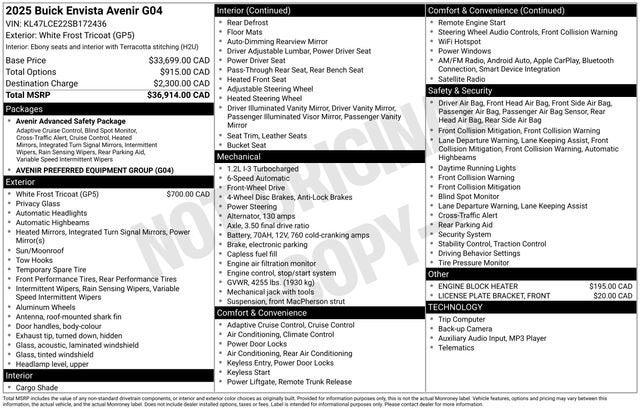2025 Buick Envista Avenir