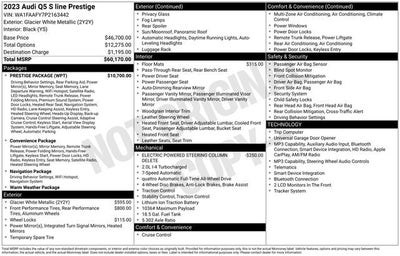 2023 Audi Q5 Prestige 45 TFSI S line quattro S tronic