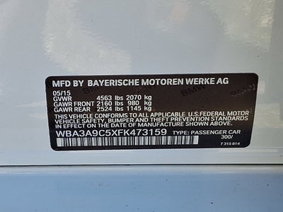 2015 BMW 335i 335i