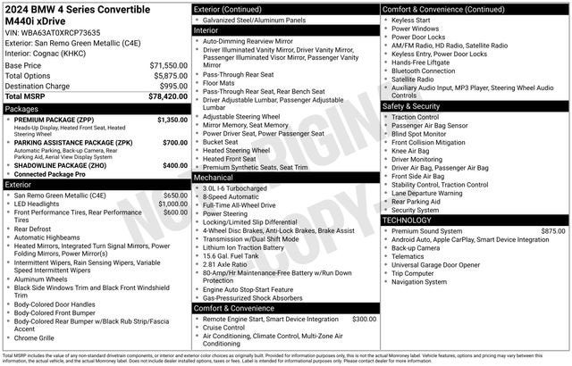 2024 BMW M440i xDrive