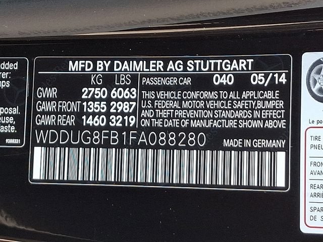 2015 Mercedes-Benz S 550 4MATIC®