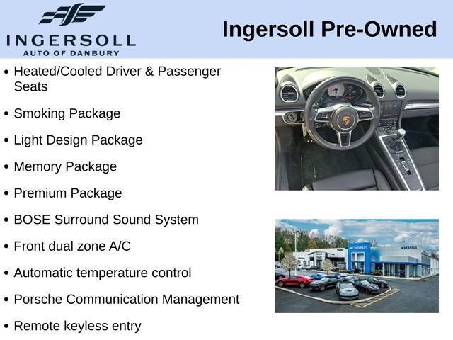 2022 Porsche 718 Boxster S