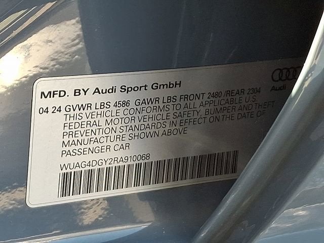 2024 Audi RS 3 Sedan TFSI quattro S tronic