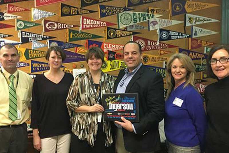 Laptop donations from Ingersoll Auto of Danbury for local high schools