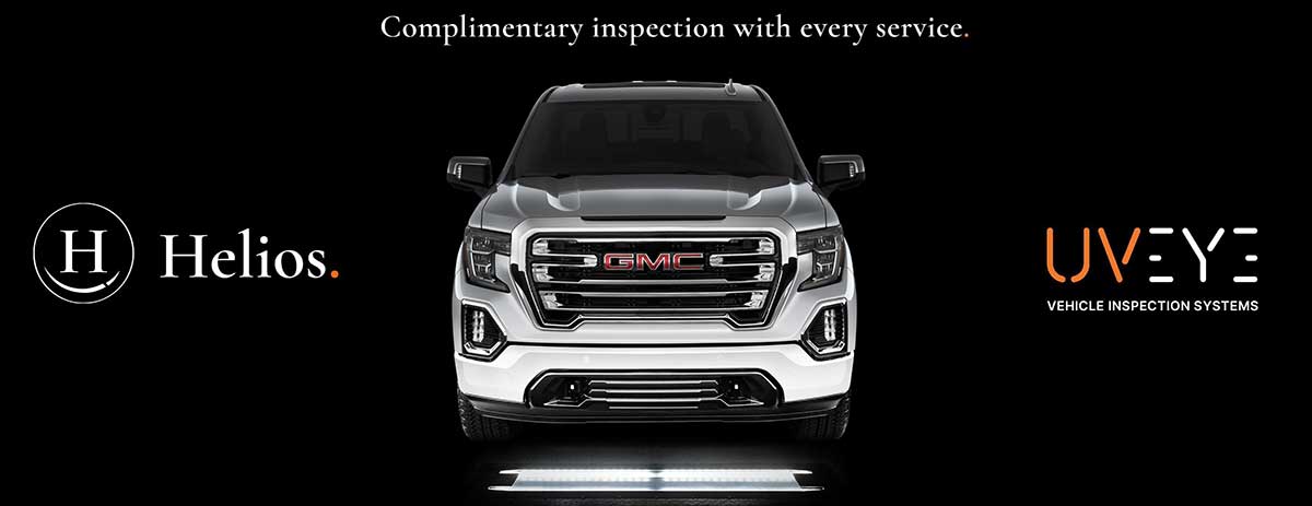 complimentary inspection with every service using Helios
