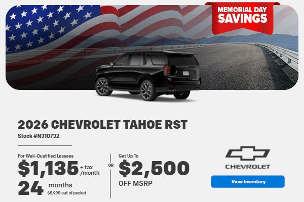 2026 Chevrolet Tahoe RST