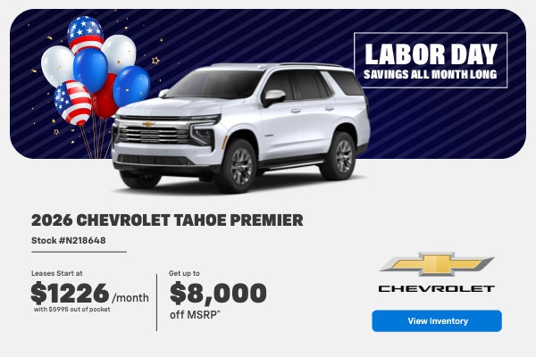 2026 Chevrolet Tahoe Premier