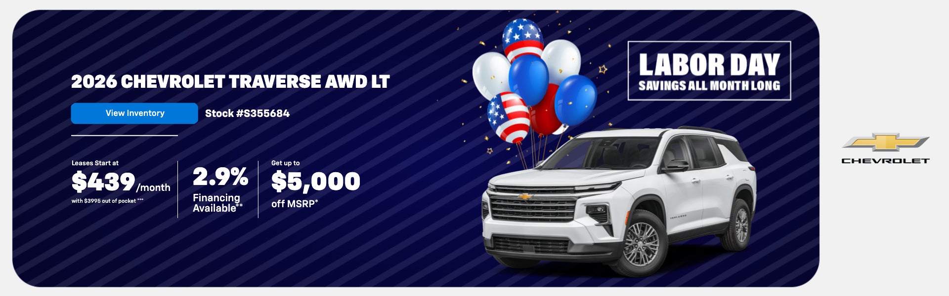 2026 Chevrolet Traverse AWD LT