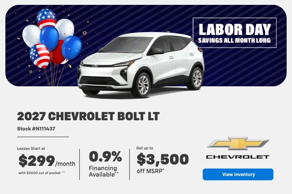 2027 Chevrolet Bolt LT