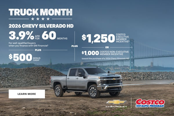 2026 Chevy Silverado HD. 3.9% APR for 60 Months for well-qua