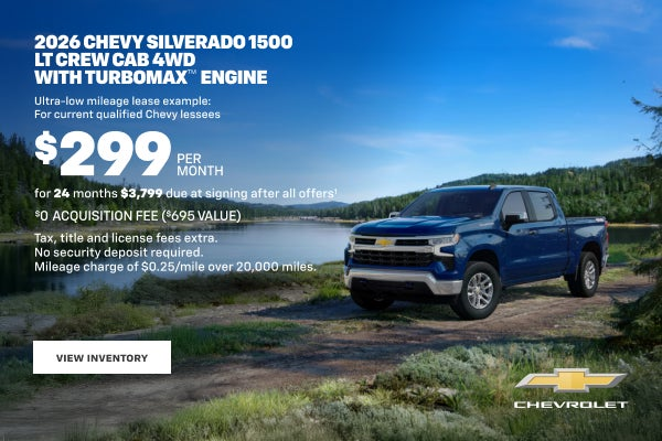 2026 Chevy Silverado 1500 LT Crew Cab 4WD with TurboMax Engi